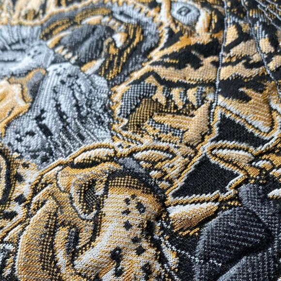 Zara Men's - Tiger Jacquard Quilted Sweater - Excellent! - Picture 15 of 16